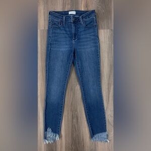 Cello Raw Hem Jeans